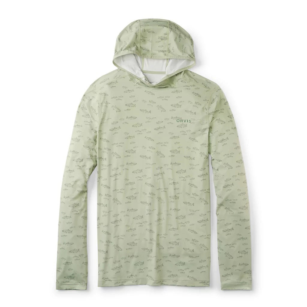 Sun Defense Hoodie- Celedon Fresh Water Fish